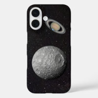 Ciel étoilé de la lune de Saturne Mimas