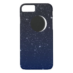 Case-Mate iPhone Case Ciel étoilé et croissant de lune, bleu profond à