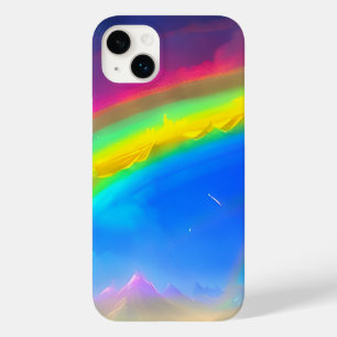 Coque Pour iPhone 14 Plus Ciel lumineux arc-en-ciel