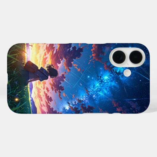 Coques Case-Mate iPhone Ciel nocturne (Verso (horizontal))