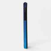 Coques Case-Mate iPhone Ciel nocturne étoilé bleu profond (Dos/Gauche)