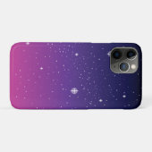 Coques Case-Mate iPhone Ciel nocturne étoilé violet foncé (Dos (Horizontal))