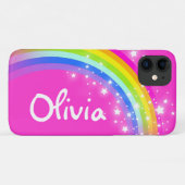 Coques Case-Mate iPhone Ciel rose arc-en-ciel (Dos (Horizontal))