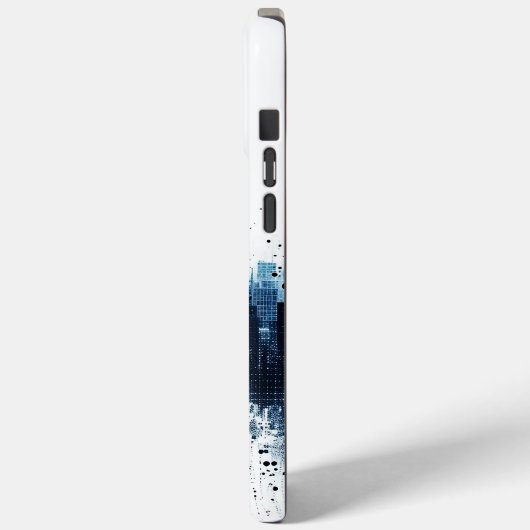 Coques Case-Mate iPhone Ciel urbain bleu (Verso / Gauche)