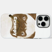 Coques Case-Mate iPhone Cigar Aficionado Grumpy Puggy avec Cigar (Verso (horizontal))