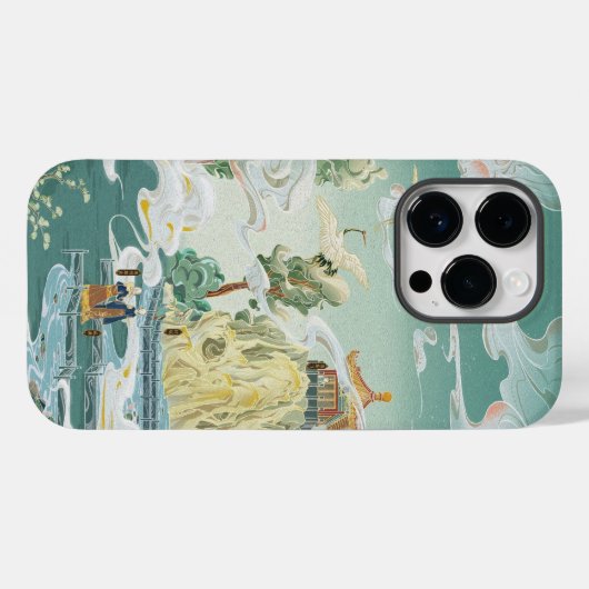 Coques Case-Mate iPhone cigogne d'art japonais Téléphone Boîtier d'art ico (Verso (horizontal))