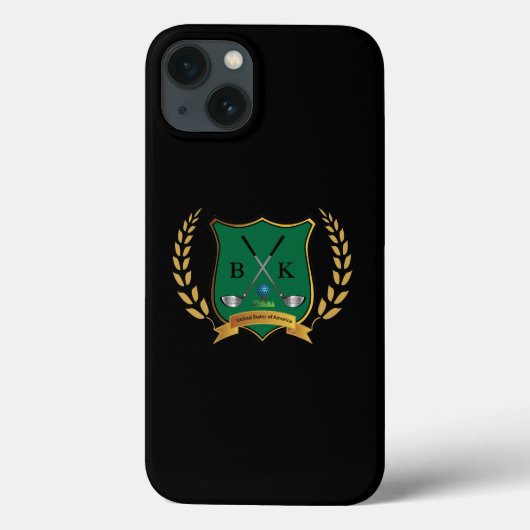 Coques Case-Mate iPhone Cimetière de GOLF avec couronne de Laurel et iPad (Verso)