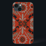 iPhone 13 Coque Cinabre Suzani I<br><div class="desc">Décor à la maison</div>
