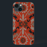 iPhone 13 Coque Cinabre Suzani I<br><div class="desc">Décor à la maison</div>