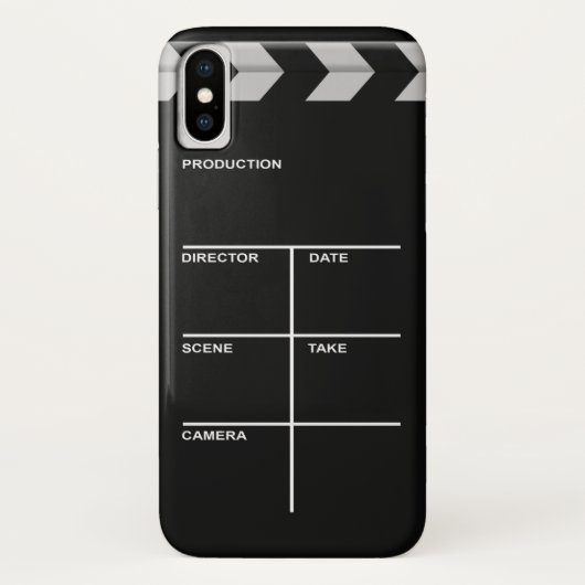 Coques Case-Mate iPhone Cinéma clapboard pour l'action (Dos)