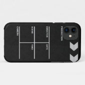 Coques Case-Mate iPhone cinéma en planches à clin (Dos (Horizontal))