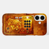 Coques Case-Mate iPhone Cinq heures moins douze pendule Steampunk Grunge (Verso (horizontal))