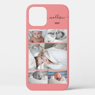 Case-Mate iPhone Case Cinq photos de famille Collage Nouveau bébé Coque-