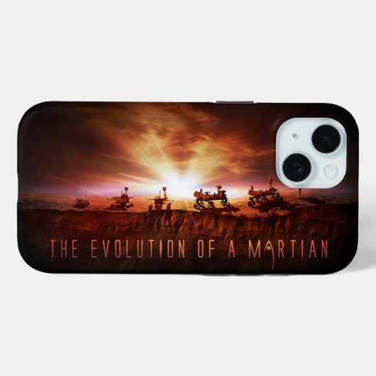 Coques Case-Mate iPhone Cinq rovers Mars réussis (Verso (horizontal))