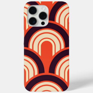 Coque iPhone 15 Pro Max Cinquante ans rétro Abstrait