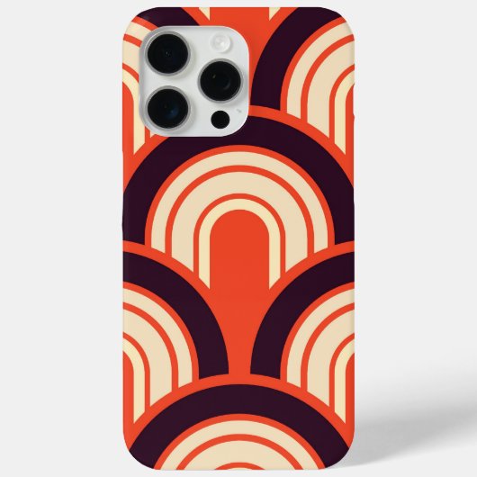 Coques Case-Mate iPhone Cinquante ans rétro Abstrait (Verso)
