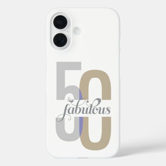 Coques Case-Mate iPhone Cinquante et fabuleux 50e anniversaire Coque-Mate  (Verso)