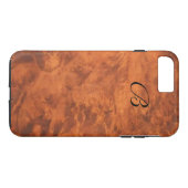 Coques Case-Mate iPhone Circassian Walnut Burl iPhone7 Plus coque*monogram (Dos (Horizontal))