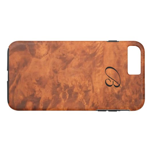Coques Case-Mate iPhone Circassian Walnut Burl iPhone7 Plus coque*monogram (Dos (Horizontal))