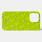 Coques Case-Mate iPhone Circuit Board Kids NAME Computer Tech Colorant (Verso (horizontal))