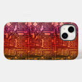 Coques Case-Mate iPhone Circuit de Steampunk (Verso (horizontal))