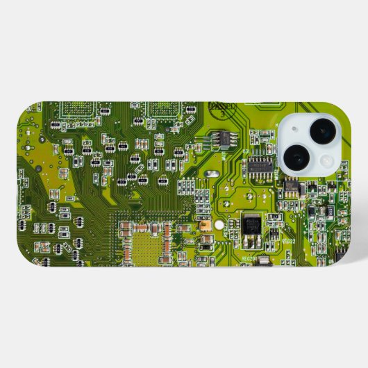 Coques Case-Mate iPhone Circuit imprimé circuit imprimé circuit vert circu (Verso (horizontal))