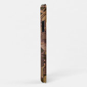 Coques Case-Mate iPhone Circuit imprimé cybernétique doré, technologie, ar (Dos/Droite)