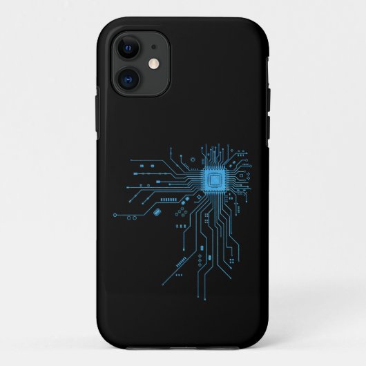 Coques Case-Mate iPhone Circuit imprimé d'ordinateur d'électronique amusan (Dos)