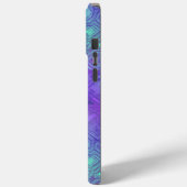 Coques Case-Mate iPhone Circuits de bonbons - bleu baie : (Verso / Gauche)