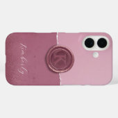 Coques Case-Mate iPhone Cire à cacheter personnalisée (Verso (horizontal))