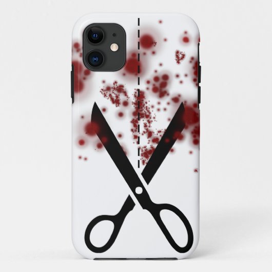 Coques Case-Mate iPhone Ciseaux sanglants (Dos)