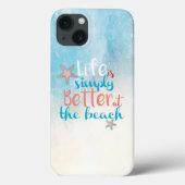 Coques Case-Mate iPhone Citation Art Plage (Verso)
