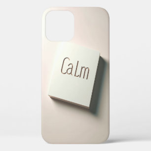 Case-Mate iPhone Case Citation Calme Design Minimaliste - Crème Douce et