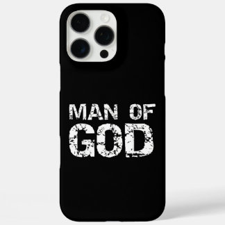 Coques iPhone 16 Pro Max Citation chrétienne audacieuse pour les hommes de