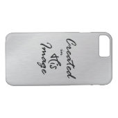 Coques Case-Mate iPhone Citation chrétienne sur son image (Dos (Horizontal))