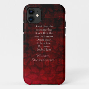 Coque Case-Mate Pour iPhone Citation d'amour célèbre William Shakespeare