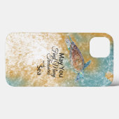 Coques Case-Mate iPhone Citation d'art de la tortue de mer (Verso (horizontal))