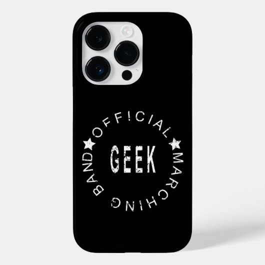 Coques Case-Mate iPhone Citation de bande Geek officiel de la bande (Verso)