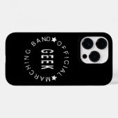 Coques Case-Mate iPhone Citation de bande Geek officiel de la bande (Verso (horizontal))