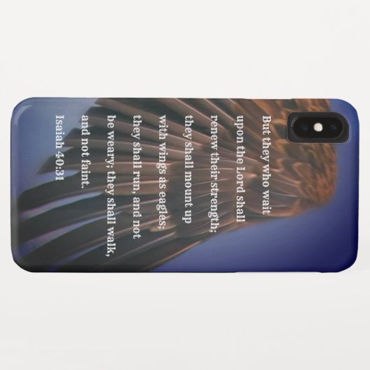 Coques Case-Mate iPhone Citation de bible (Dos (Horizontal))