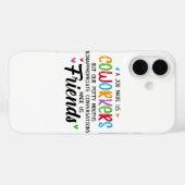 Coques Case-Mate iPhone Citation de collègue - Le travail nous a fait coll (Verso (horizontal))