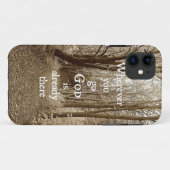 Coques Case-Mate iPhone Citation de Dieu inspirationnelle ; (Dos (Horizontal))