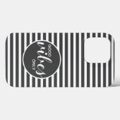 Coques Case-Mate iPhone Citation de motif Good Vibes uniquement Gris Gris (Verso (horizontal))