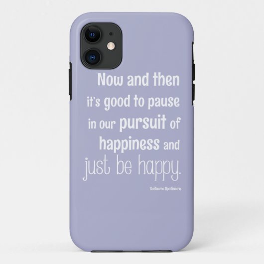 Coques Case-Mate iPhone Citation de motivation de bonheur (Dos)