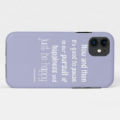 Coques Case-Mate iPhone Citation de motivation de bonheur (Dos (Horizontal))
