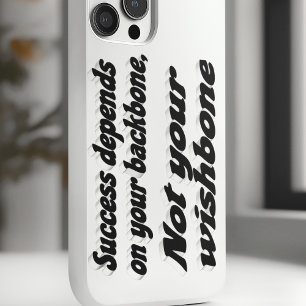 Coques iPhone 16 Citation de motivation « Le succès dépend de la co