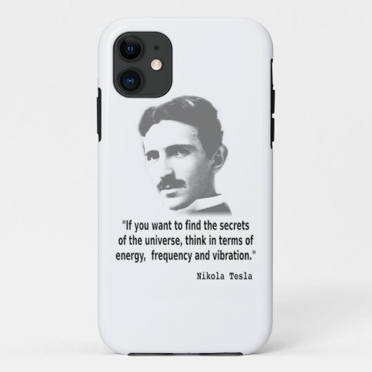 Coques Case-Mate iPhone Citation De Nikola Tesla (Dos)
