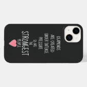 Coques Case-Mate iPhone Citation de personnes fortes (Verso (horizontal))