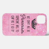 Coques Case-Mate iPhone Citation de princesse amusante (Verso (horizontal))