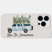 Coques Case-Mate iPhone Citation de road trip en camping Allons quelque pa (Verso (horizontal))